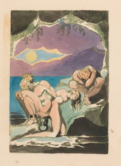Visions of the Daughters of Albion, Plate 1, Frontispiece by William Blake